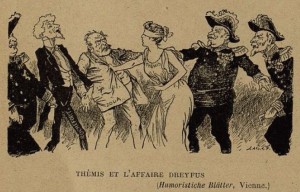 32 Le Rire 19 février 1898 Thémis et l'affaire Dreyfus