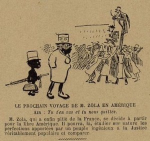 43 Le Rire 16 avril 1898 Zola en Amérique