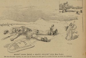73 Le Rire 05 août 1899 David a abattu Goliath