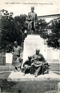 Statue Zola à Paris