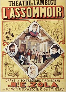 affiche L'Assommoir au théâtre Ambigu