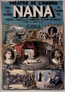 affiche Nana au théâtre