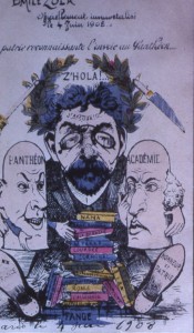 caricature 35 Zola au Panthéon