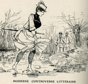 caricature 391 Moderne controverse littéraire
