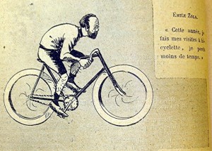 caricature 731 Visites à bicyclette