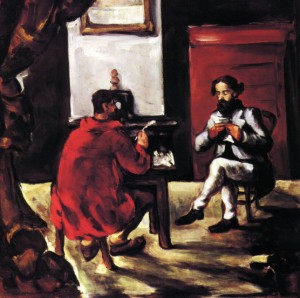 peinture 528 Alexis et Zola par Cézanne
