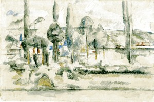 peinture 790 Le château de Médan par Cézanne